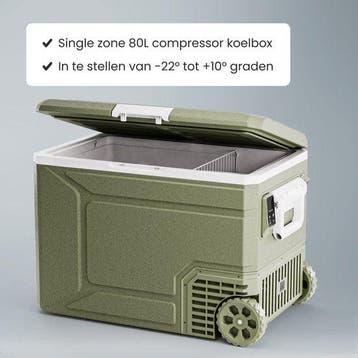 2dekans | Auronic Elektrische Koelbox - Compressor - 80L -, Witgoed en Apparatuur, Ophalen of Verzenden, Zo goed als nieuw