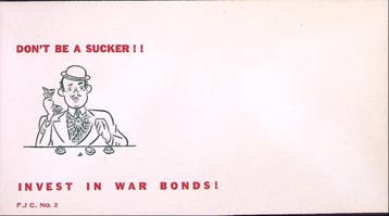 Amerikaanse envelop WWII (lijst optie), Verzenden
