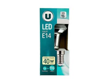 Veiling - 60x U-LED spot E14 Energetic, Nieuw