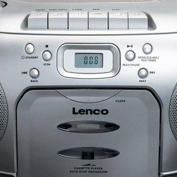 Draagbare Radio CD speler - FM Radio - Zilver - SCD-420SI -, Audio, Tv en Foto, Verzenden, Zo goed als nieuw