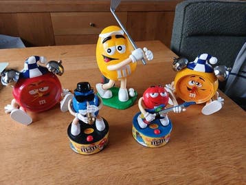 M&Ms - M&M figuren set - Reclamebord (5) - Plastic