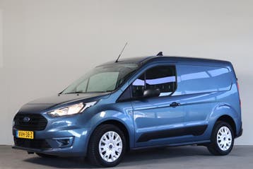 Ford Transit Connect 1.5 EcoBlue L1 100PK NL-Auto!!, Stof, Gebruikt, Euro 6, Blauw