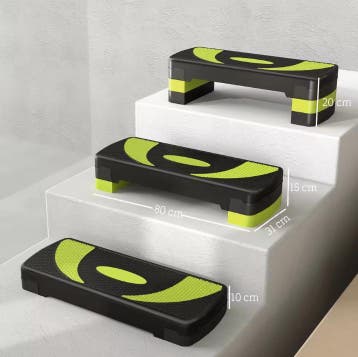 Aerobic Step Verstelbaar Antislip Fitness Stepper 3 Niveaus, Verzenden, Nieuw