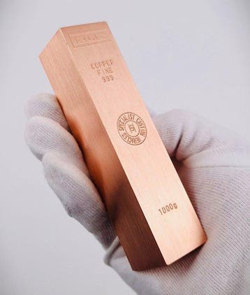 1 kilogram - Koper .999 - Copper - Fonderie Heracles -, Postzegels en Munten