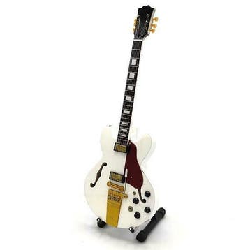 Miniatuur replica Gibson ES 355 gitaar - Alex Lifeson - Rush, Ophalen of Verzenden, Nieuw, Pop, Beeldje of Miniatuur