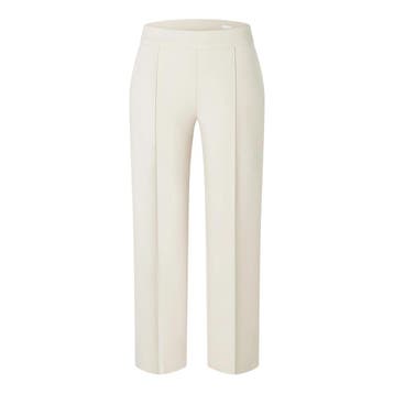 MAC • Chiara cropped broek in ecru • 36, Verzenden, Wit, MAC, Nieuw