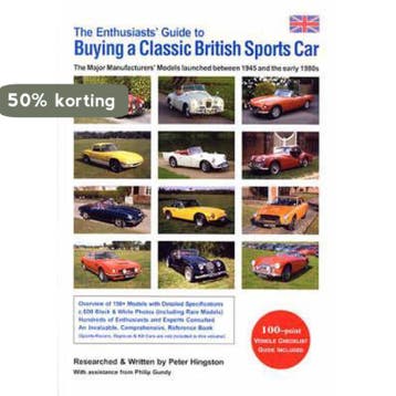 The Enthusiasts Guide to Buying a Classic British Sports, Verzenden, Gelezen, Peter Hingston