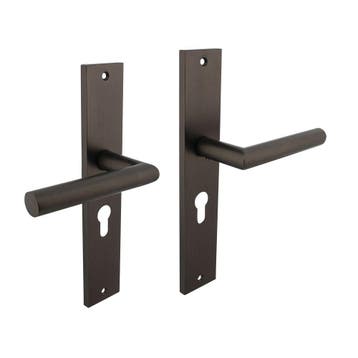 Intersteel Deurkruk Bastian op schild profielcilinder 55mm -, Verzenden, Nieuw