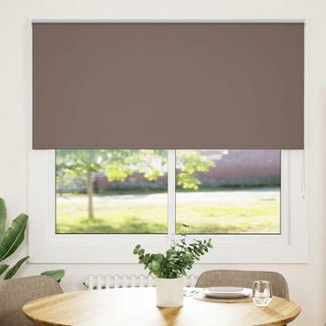 vidaXL Rolgordijn verduisterend koffie 165x150 cm, Verzenden, Nieuw, Bruin