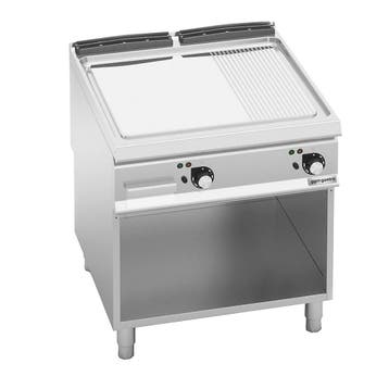GGM Gastro | Elektrische bakplaat - 13,2kW - Glad/geribbeld, Verzenden, Nieuw in verpakking