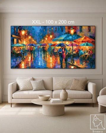 Iconica - Midnight in Paris - unique 1/1 XXL (100 x 200 cm)