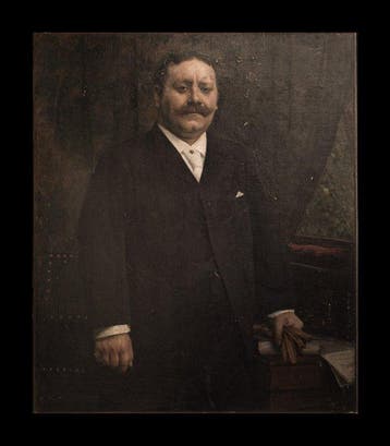 Edouard De Jans (1855-1919) - Portrait dhomme