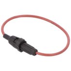 Mini Glas zekeringhouder met kabel - Max. 6.3A, Ophalen of Verzenden, Nieuw, Kabel of Snoer