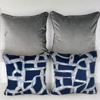 New set of four cushions. Two cushions made with JIM