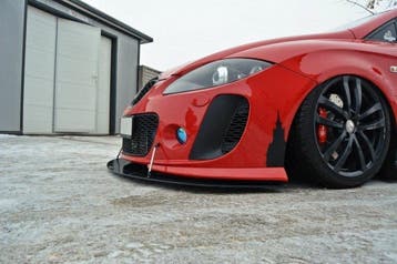 Maxton Front Racing Splitter V.1 SEAT LEON MK2 MS DESIGN, Verzenden