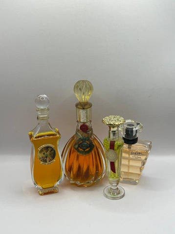Parfumfles (4) - Glas - Vintage parfumfactice