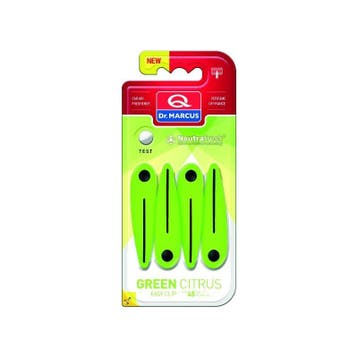 Dr. Marcus Easy Clip Green Citrus luchtverfrisser met, Ophalen of Verzenden, Nieuw
