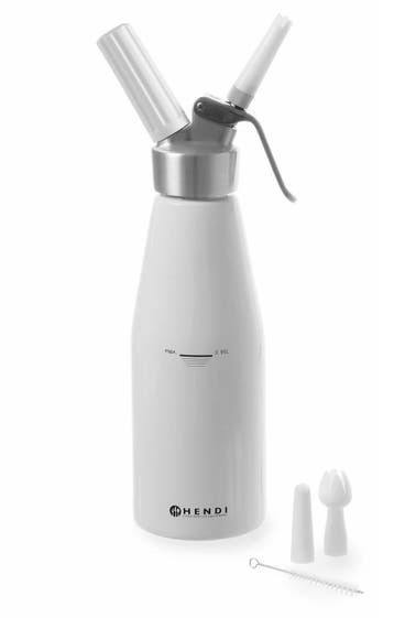 Hendi Slagroomapparaat | 1 Liter, Verzenden