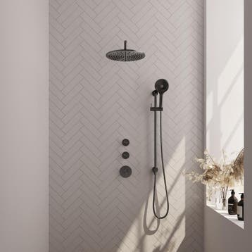 Brauer Gunmetal Carving Thermostatische Regendoucheset, Ophalen of Verzenden, Nieuw