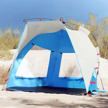 vidaXL Strandtent 2-persoons waterdicht snelontgrendeling, Caravans en Kamperen, Verzenden, Nieuw, Tot en met 2