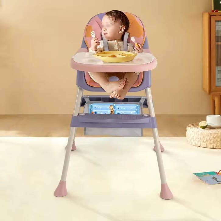 Verstelbare Peuter Eetstoel met Voetsteun en Blad, Kinderen en Baby's, Kinderkamer | Overige Meubels, Nieuw, Verzenden