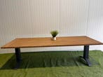 Lifestyle Veneto tuintafel – teak & aluminium | 230 x 90 cm, Tuin en Terras, Nieuw, Rechthoekig, Teakhout