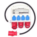 stroom/verdeelkast 230v/400v met aardlek, Doe-het-zelf en Verbouw, Elektra en Kabels, Ophalen of Verzenden, Nieuw, Stopcontact