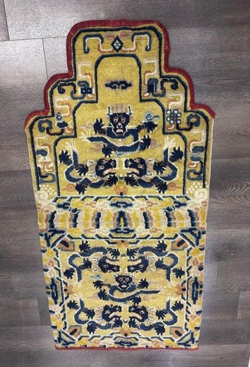 Ningxia troon- en stoelhoes - Wol - China - Qing Dynastie