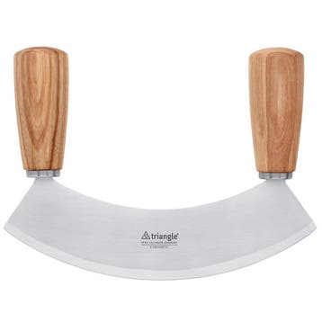 Triangle Wiegemes 17,5 cm – Essenhout Heft – Roestvrijst, Ophalen of Verzenden, Nieuw