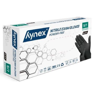 Nitril Handschoenen (Wegwerp) Zwart 100st. - Maat S, Verzenden, Nieuw