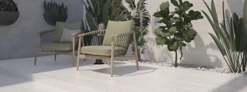 Tuintegel Creme 60x60 (Vloeren, Afbouwmaterialen), 60 cm of meer, Nieuw, Ophalen of Verzenden, 10 m² of meer