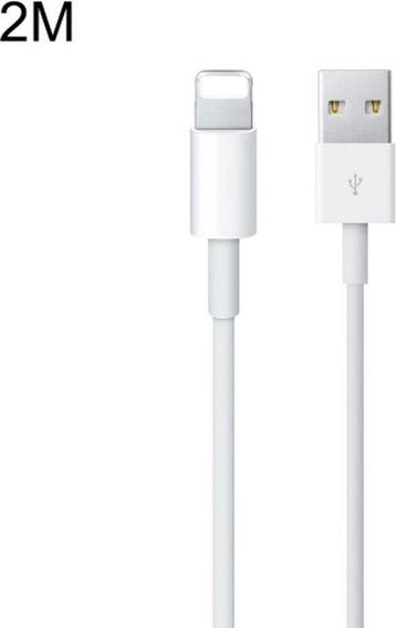 Lightning Oplaadkabel – USB naar Lightning kabel – 2 Meter, Ophalen of Verzenden, Nieuw