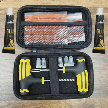 Noodbandreparatieset - Heavy-Duty Lijm & Rubberstrips voor A, Verzenden, Nieuw