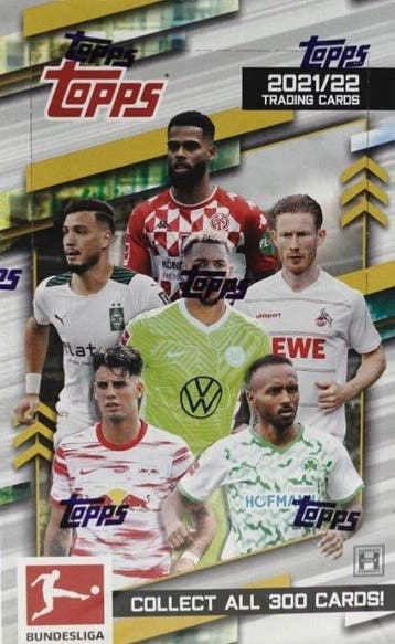 2021 Topps Bundesliga - 24 Pack per Box, 8 Cards Per Box -, Nieuw