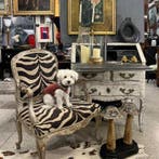 Secretaire - Hout, Messing, Antiek en Kunst