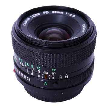 Canon FD 28mm f/2.8 Groothoek Lens, Audio, Tv en Foto, Fotografie | Lenzen en Objectieven, Verzenden, Zo goed als nieuw