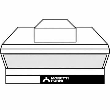 Condensatiekap | Moretti Forni serieS S140E Pizzaoven |, Verzenden, Nieuw in verpakking