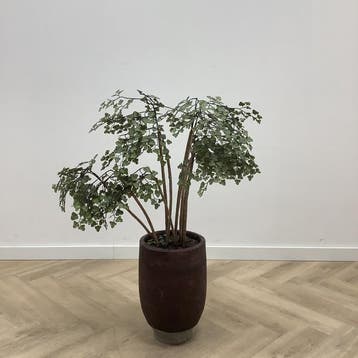 Stenen plantenbak met kunstplant,  108 cm, Huis en Inrichting, Ophalen of Verzenden