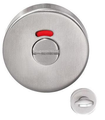 OUTLET Entra WC garnituur aluminium 50mm rond F1, Doe-het-zelf en Verbouw, Hang- en Sluitwerk, Ophalen of Verzenden, Nieuw