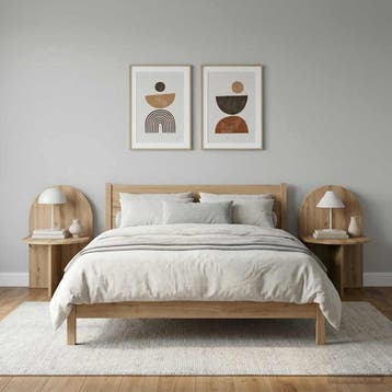 vidaXL Nachtkastje 2 st Artisanaal eiken 48 x 49 x 65 cm, Verzenden, Nieuw, 55 tot 70 cm, 45 tot 65 cm