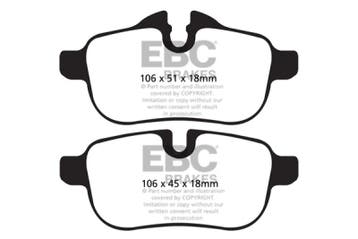 EBC 09+ BMW Z4 3.0 (E89) Yellowstuff Rear Brake Pads, Ophalen of Verzenden, Nieuw