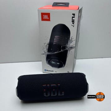 JBL Flip 7 Black Bluetooth Speaker - ZGAN, Audio, Tv en Foto, Verzenden, Zo goed als nieuw