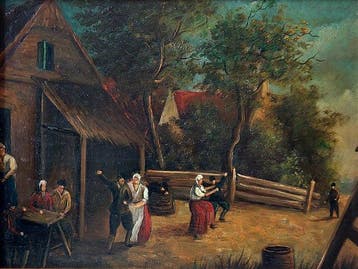 Ph Taber (XIX) - Romantische scene