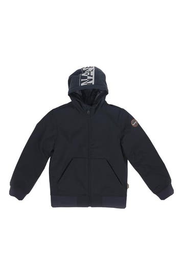 Napapijri Jas Jongens in maat 140 Blauw, Verzenden, Zo goed als nieuw, Napapijri, Jongen of Meisje
