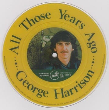 Beatles - George Harrison/ All Those Years Ago (Promotional, Nieuw in verpakking