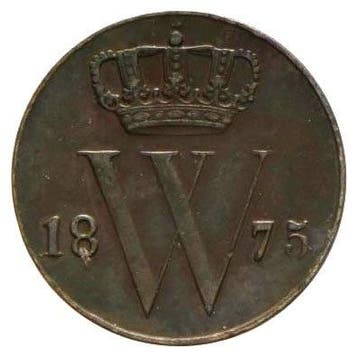 ½ Cent 1875-1877 Willem III ZFr, Verzenden