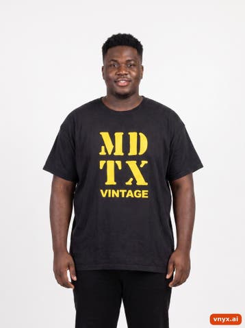 Fruit of the Loom T-Shirt Heren maat XL Zwart Vintage, Ophalen of Verzenden, Nieuw