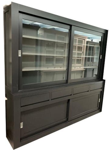 Buffetkast antraciet - grijs design 260cm, Huis en Inrichting, Ophalen of Verzenden, Nieuw