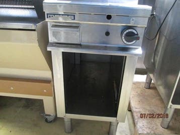 Metos Elektrische Ribbel Bakplaat 380V, Ophalen of Verzenden, Gebruikt