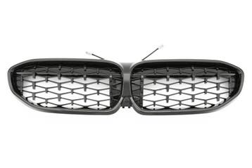 LED Grille Grille glans zwart Diamant geschikt voor BMW 3